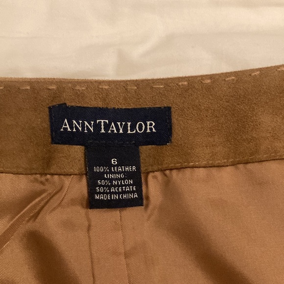 Suede skirt Ann Taylor - Picture 4 of 8